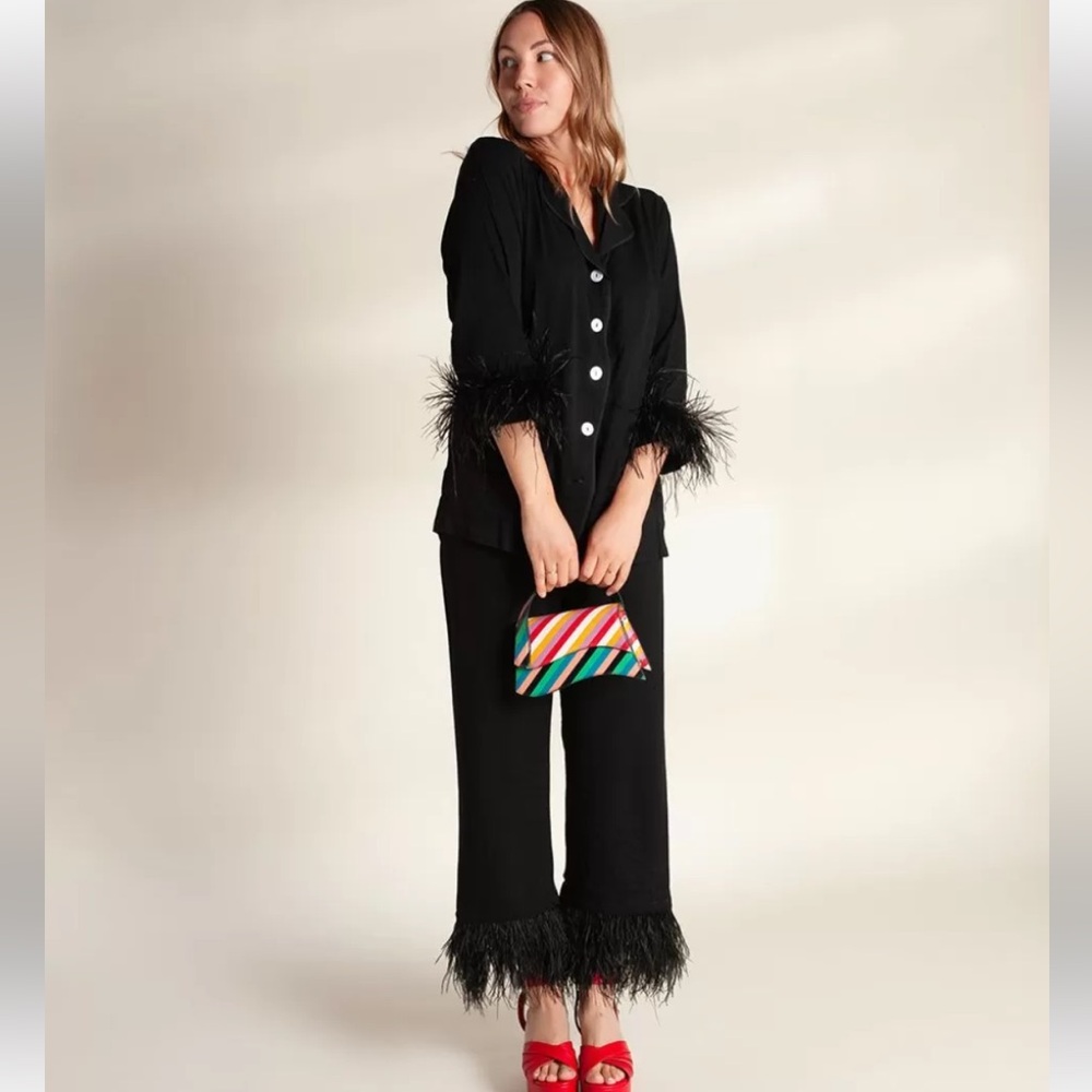 Charlotte Stone Marea Mini In Stripe handbag